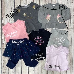 Bundle of Baby Girl Clothes Size 18-24M